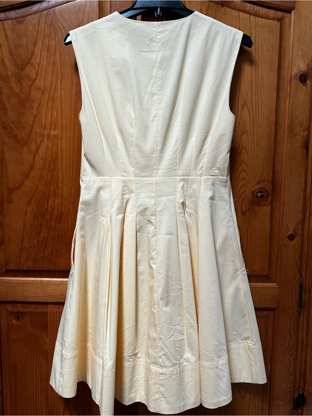 Rachel Zoe Butter Yellow Pleated V-Neck Party Dress - Picture 2 of 8